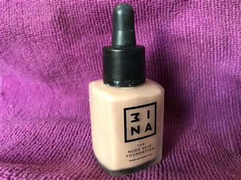 Тональный флюид 3ina Mina the nude skin foundation отзывы