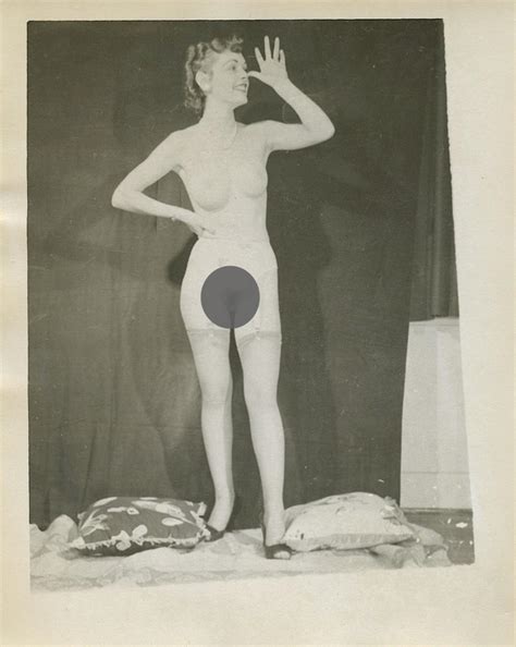 Lot Vintage Real Photo Pin Up Girl Nude 1940s