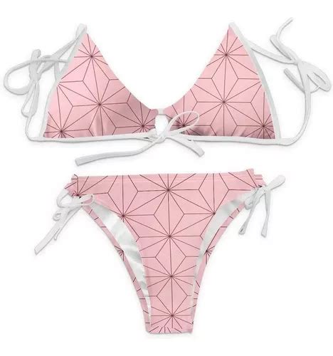 Kimetsu No Yaiba Kamado Nezuko Bikini Traje De Ba O Cosplay En Venta En Canton China Por S Lo