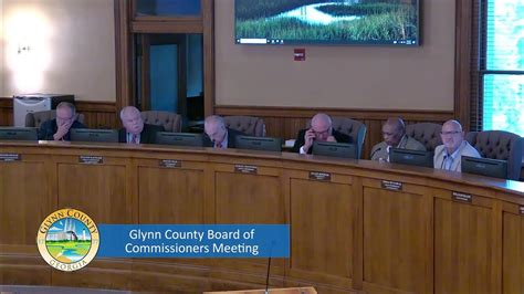 Glynn County Commission Meeting 832023 Youtube