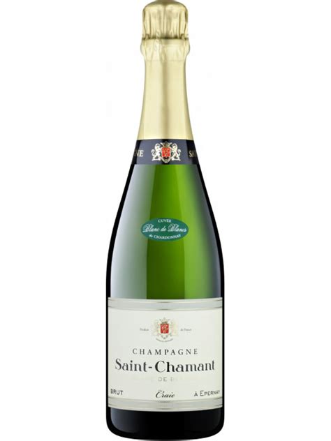 Игристое вино белое брют Шампань Сен-Шаман, Крэ Блан де Блан 2012, 0.75 ...