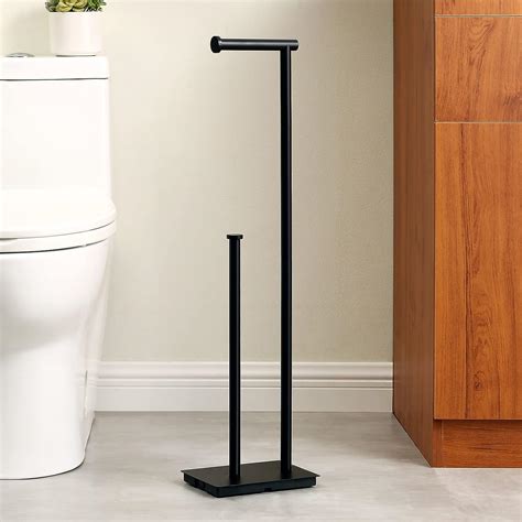 Kes Freestanding Toilet Paper Holder With Reserve For