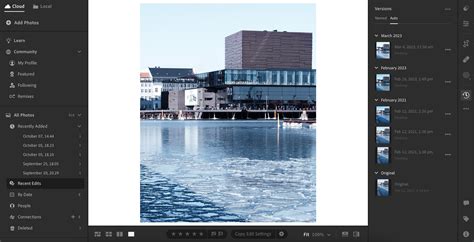 How To View Create And Delete Photo Versions In Lightroom