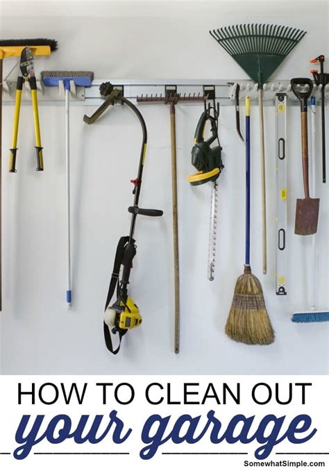 How To Clean Out Your Garage Somewhat Simple