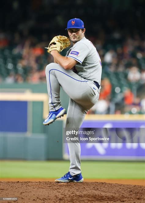 New York Mets Relief Pitcher Grant Hartwig Throws A Pitch In The