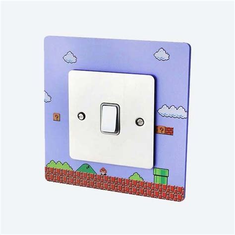Our Super Mario Bros Light Switch Surround Is Ideal For Adding A Splash