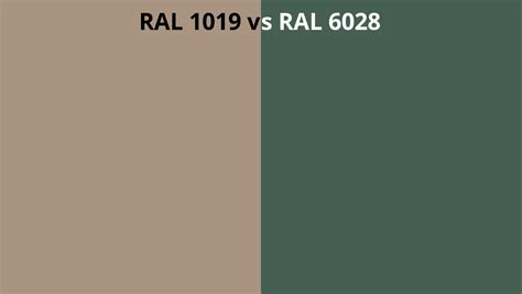 Ral 1019 Vs 6028 Ral Colour Chart Uk