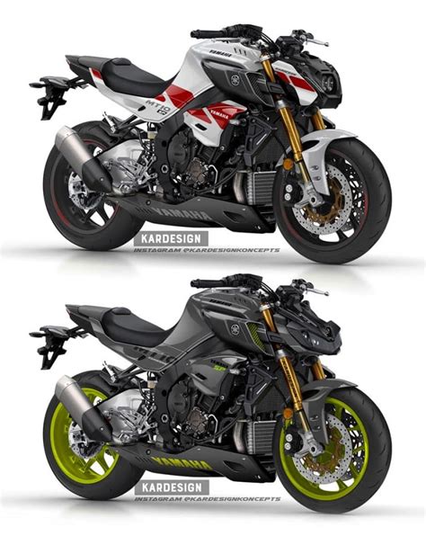 Roadster sportif une nouvelle Yamaha MT 10 SP imaginée par