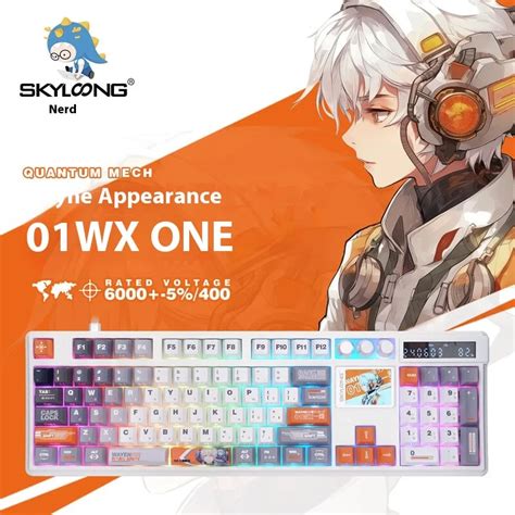 Skyloong Gk Pro Customized Mechanical Keyboard Three Mode Gasket Hot Plug Three Knob Voice