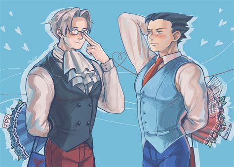 Pin By Megan Porter On Ace Attorney Creepypasta Cute Phoenix Wright Gay Art