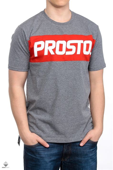 Koszulka T-shirt Prosto Basic Levels Grey