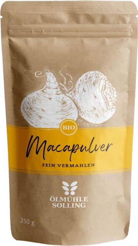 Ölmühle Solling Bio Maca Pulver 250 g Piccantino Onlineshop Deutschland