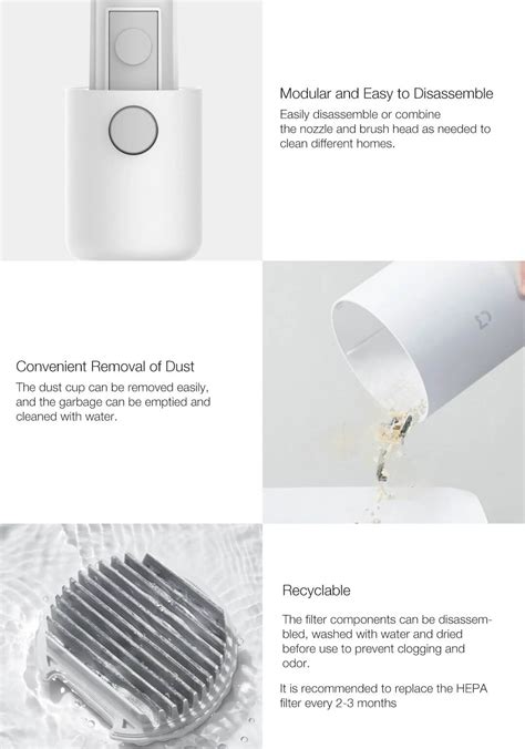 جارو شارژی شیائومی Mijia Lite MJWXCQ03DY -‏ Xiaomi Mijia Lite ...