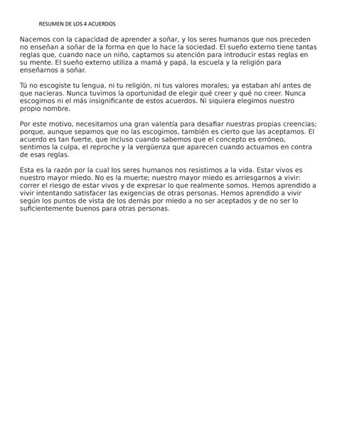 Los 4 Acuerdos Resumen 3
