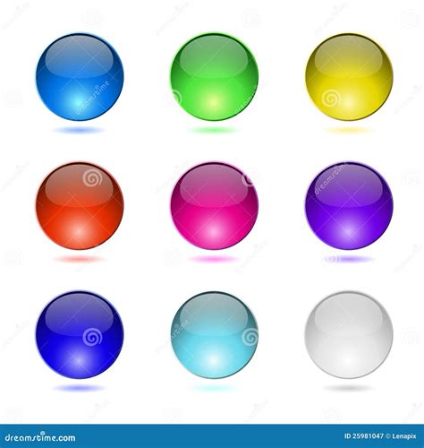 Кнопки цвета круглые. иллюстрация вектора. иллюстрации насчитывающей ...