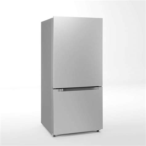 Midea 18.7 cu. ft. Bottom-Freezer Refrigerator with Humidity-Controlled ...
