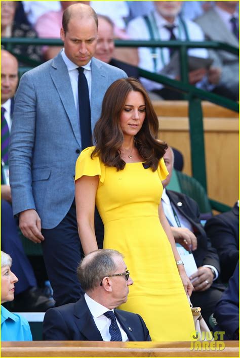 Duchess Kate Middleton And Prince William Watch Mens Wimbledon Final