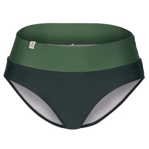 Inaska Soft Waist Bikini Bottom Flow Dark Green Bikini Damen Bikini Globetrotter