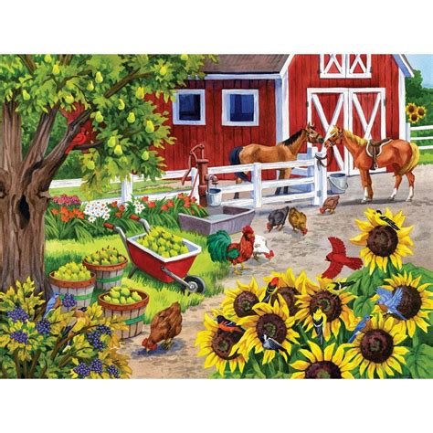 Bits And Pieces 300 Large Piece Puzzle - Ripe For Picking - Walmart.com - Walmart.com