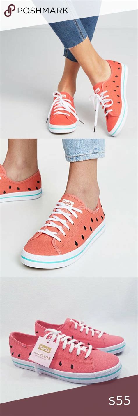 Keds Sunnylife Watermelon Kickstart Sneakers Nwt Keds Womens Shoes