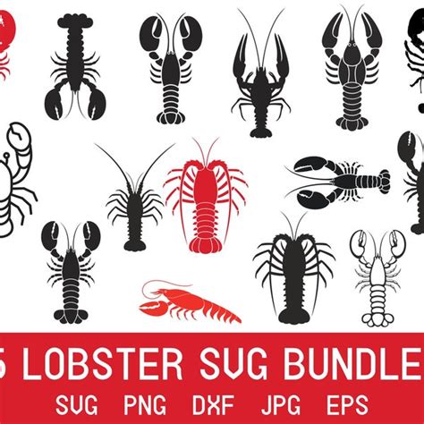 Lobster Svg Etsy