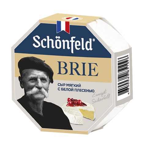 Купить сыр мягкий с белой плесенью brie 60% 125г с доставкой на дом в ...