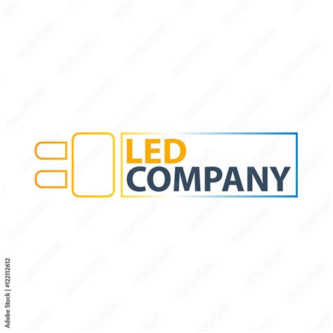 led bulb logo led company logo led illumination corporate logo