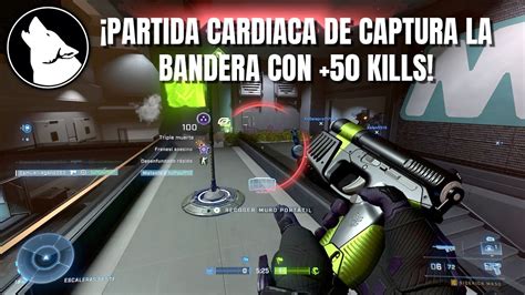 PARTIDA CARDIACA DE CAPTURA LA BANDERA CON 50 KILLS HALO INFINITE