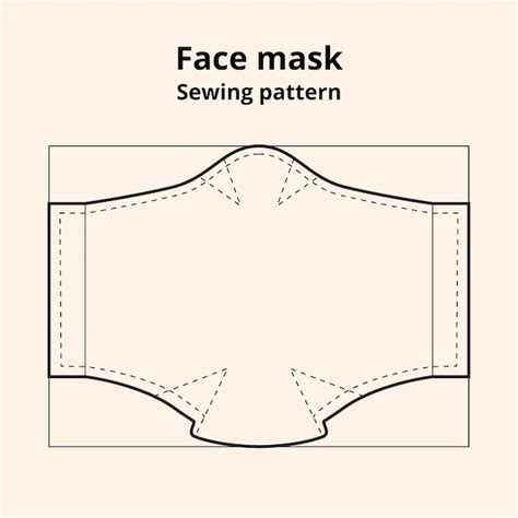 Printable Face Mask Sewing Pattern