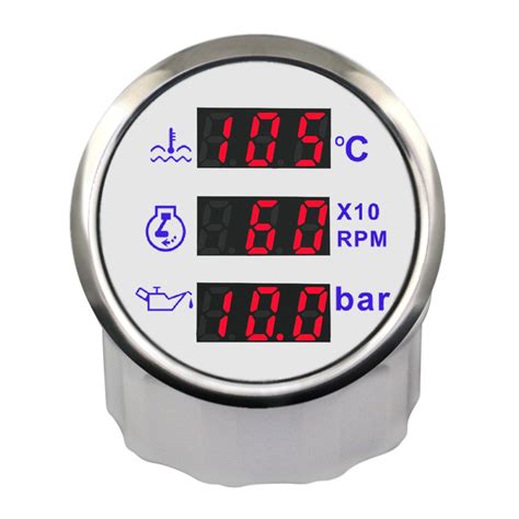 ELING Water Temp Tachometer Oil Pressure Gauge Meter