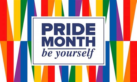 Premium Vector Lgbt Pride Month In June Lesbian Gay Bisexual Transgender Lgbt Rainbow Flag