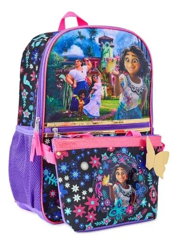 Mochila Escolar Con Lonchera Disney Encanto Mirabel P Niñas De 43cm C