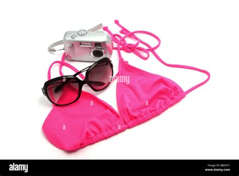 Pink Bikini Cut Out Stock Images Pictures Alamy