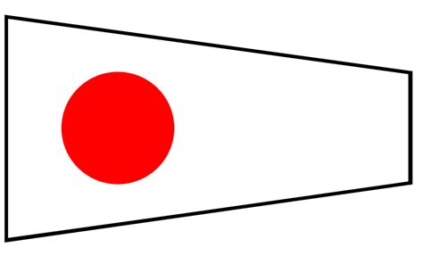 Nautical Code Flags Number Pennant 1 One Aa Flags
