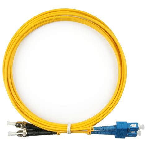 Оптический патч-корд TopLAN дуплексный, SC/UPC-ST/UPC, SM 9/125, 100 м ...