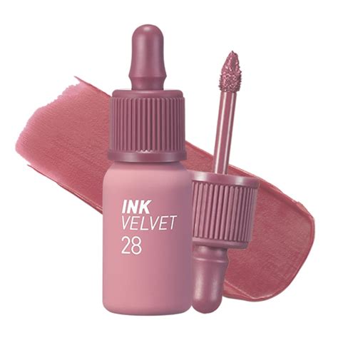 PERIPERA INK THE VELVET 028 MAUVEFUL NUDE Матовий тінт для губ 4г