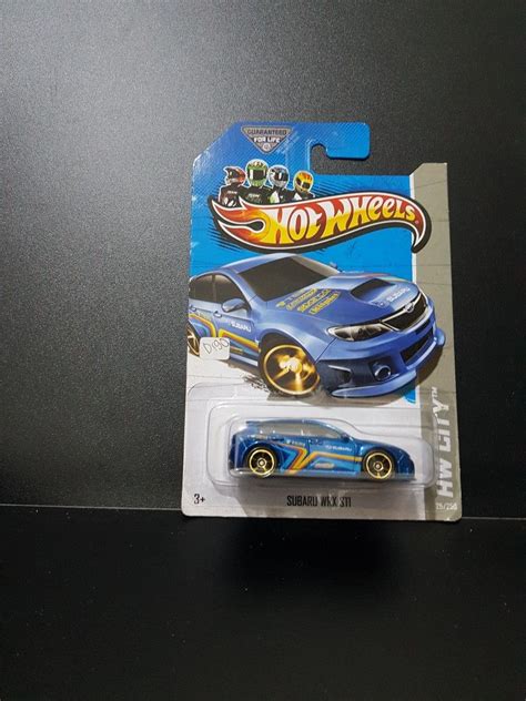Hot Wheels Subaru Wrx Sti Biru On Carousell