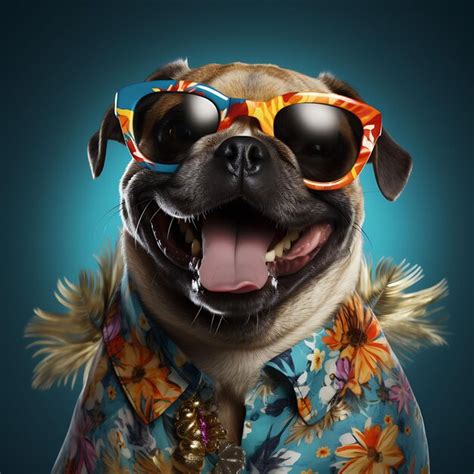 Retrato De Mascota De Un Juguet N Perro Pug Inclinando Su Cabeza Con Un