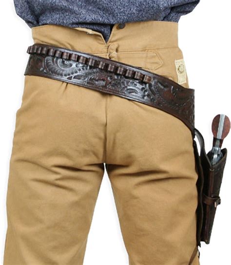 Historical Emporium Cal Standard Double Western Gun Belt And Holster