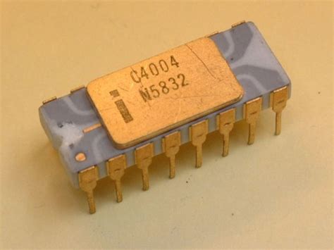 El primer microprocesador Intel 4004 cumple 40 años