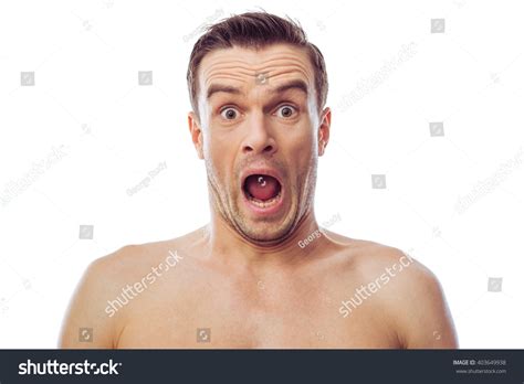 Portrait Handsome Naked Man Looking Camera Stock Photo Shutterstock