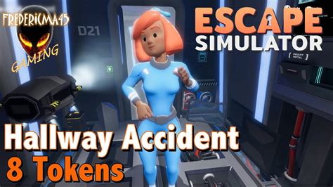 Escape Simulator HALLWAY ACCIDENT Adrift In Space 8 Tokens Location