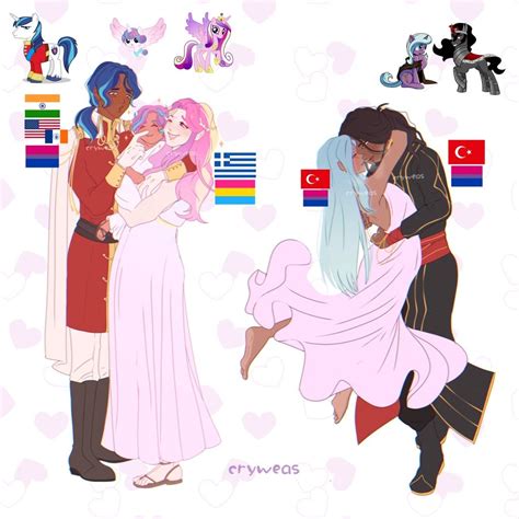 Princess Cadence And Shining Armor Human