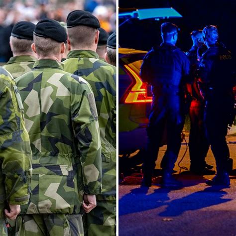 Ska Polisen F Hj Lp Av F Rsvaret S Tycker Partierna Svt Nyheter