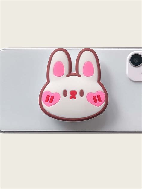 Выдающаяся ручка для телефона с кроликом