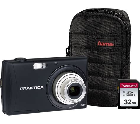 PRAKTICA Luxmedia Z250 BK Compact Camera Accessories Bundle Specs