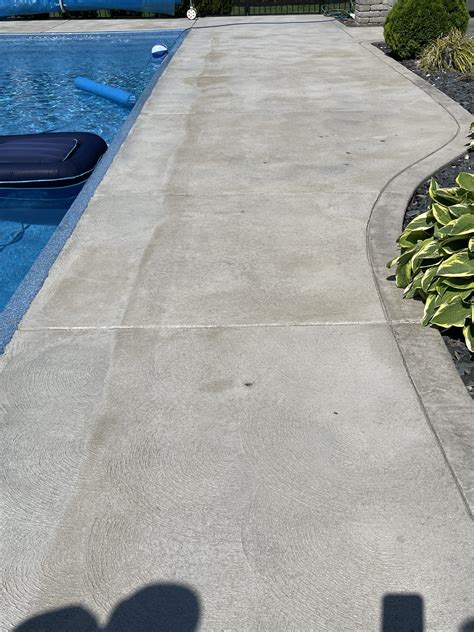 Stained Swirl Finish Concrete Gallery