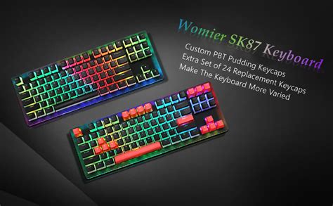 Amazon Womeir Sk Tkl Mechanical Keyboard Wired Keyboard Hot Swappable Mechanical