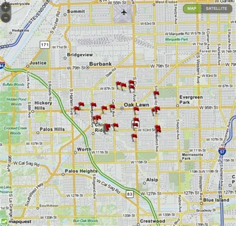 SEX OFFENDER MAP Homes To Watch In Oak Lawn This Halloween Oak Lawn IL Patch