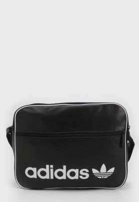 Bolsa Transversal Adidas Originals Airliner Vint Preta Compre Agora